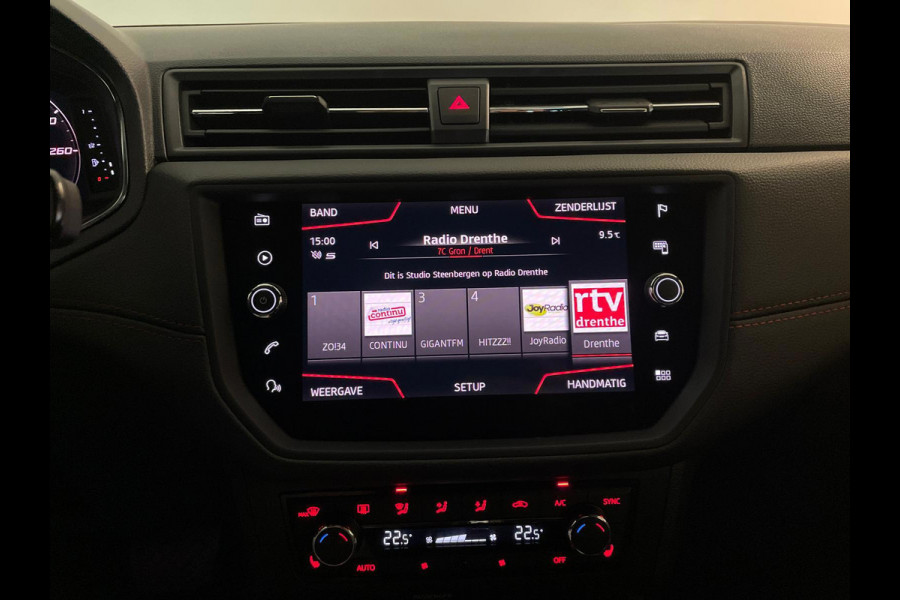 Seat Arona 1.0 TSI FR 115PK DSG AUTOMAAT AIRCO CLIMA NAVI CRUISE VIRT COCKPIT APPLE CARPLAY LED CAM 18 INCH VELG NIEUWSTAAT