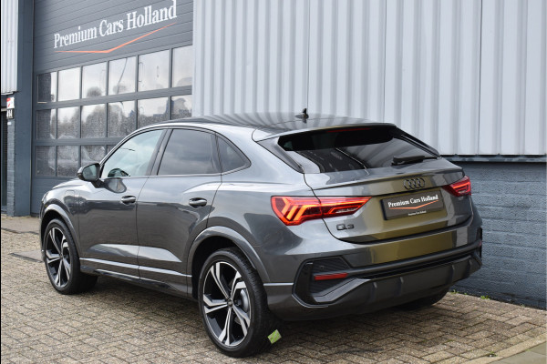 Audi Q3 Sportback 45 TFSI e S-Line 245 Pk Navi Sfeerverlichting Full Led Keyless Trekhaak 20 Inch Unieke staat