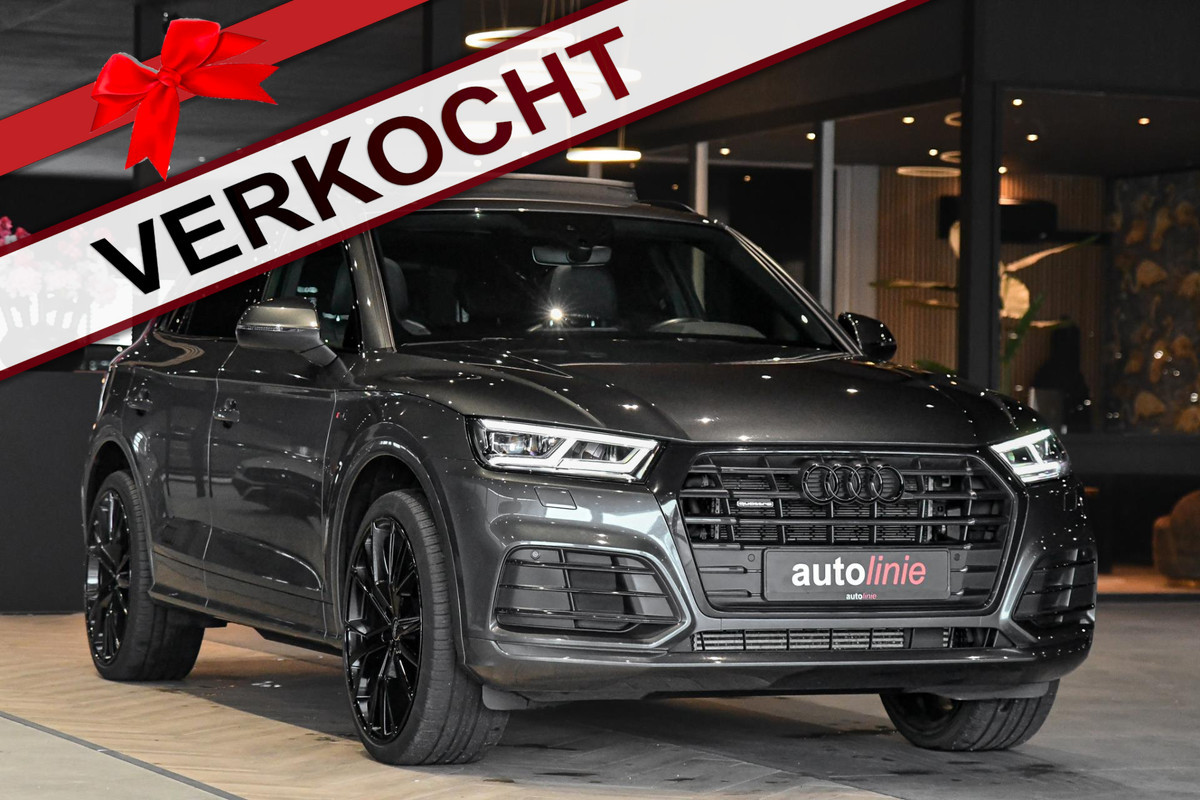 Audi Q5 50 TFSI e quattro S edition. Pano, Carbon, Sfeer, Camera, Virtual, Keyless, Matrix, 22'', Trekhaak!