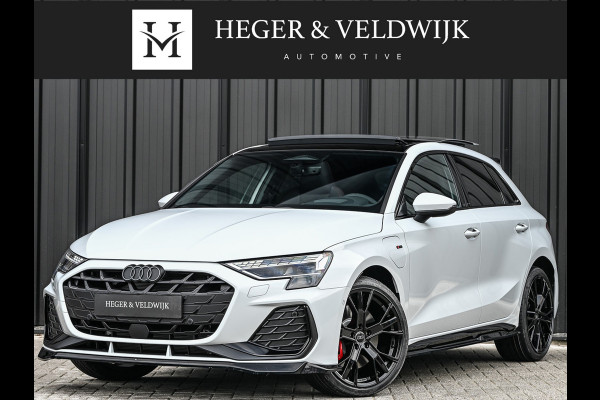 Audi A3 Sportback 45 TFSI e S edition Competition | Panoramadak | 5 jr garantie | Ambiance interieur | Active Cruise | Sonos Sound | S-Seats + Memory | Head-Up | Camera | Stoelverwarming | Keyless