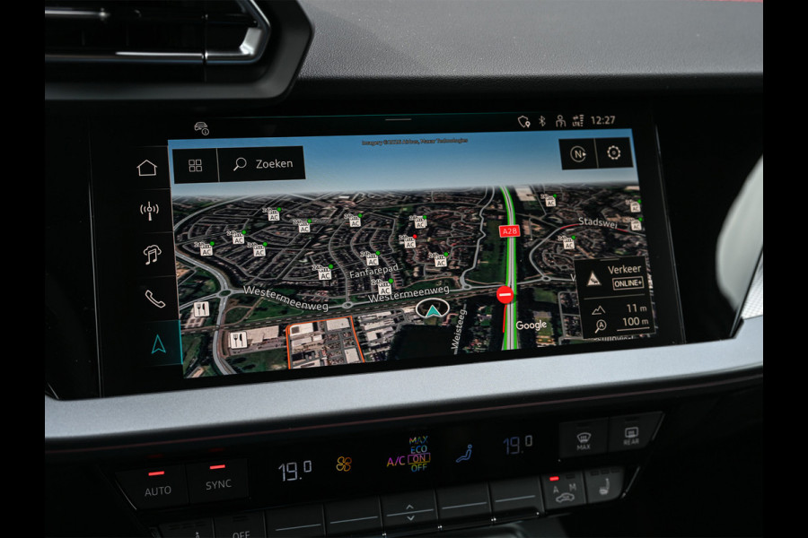 Audi A3 Sportback 45 TFSI e S edition Competition | Panoramadak | 5 jr garantie | Ambiance interieur | Active Cruise | Sonos Sound | S-Seats + Memory | Head-Up | Camera | Stoelverwarming | Keyless