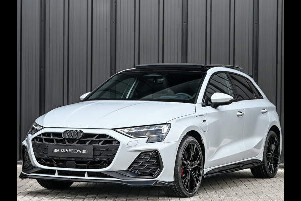Audi A3 Sportback 45 TFSI e S edition Competition | Panoramadak | 5 jr garantie | Ambiance interieur | Active Cruise | Sonos Sound | S-Seats + Memory | Head-Up | Camera | Stoelverwarming | Keyless
