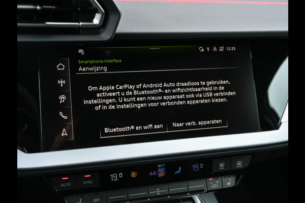 Audi A3 Sportback 45 TFSI e S edition Competition | Panoramadak | 5 jr garantie | Ambiance interieur | Active Cruise | Sonos Sound | S-Seats + Memory | Head-Up | Camera | Stoelverwarming | Keyless