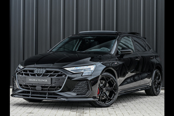 Audi A3 Sportback 45 TFSI e S edition Competition | Panoramadak | 5 jr garantie | Ambiance interieur | Active Cruise | Sonos Sound | S-Seats + Memory | Head-Up | Camera | Stoelverwarming | Keyless
