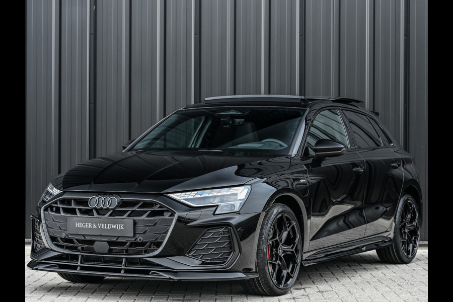 Audi A3 Sportback 45 TFSI e S edition Competition | Panoramadak | 5 jr garantie | Ambiance interieur | Active Cruise | Sonos Sound | S-Seats + Memory | Head-Up | Camera | Stoelverwarming | Keyless