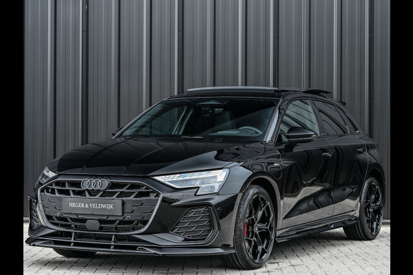 Audi A3 Sportback 45 TFSI e S edition Competition | Panoramadak | 5 jr garantie | Ambiance interieur | Active Cruise | Sonos Sound | S-Seats + Memory | Head-Up | Camera | Stoelverwarming | Keyless