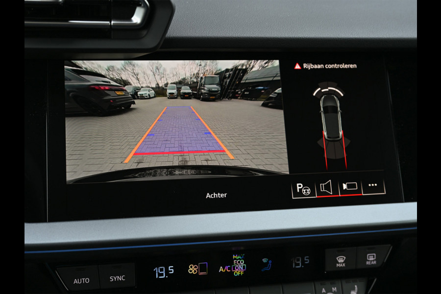 Audi A3 Sportback 45 TFSI e S edition Competition | Panoramadak | 5 jr garantie | Ambiance interieur | Active Cruise | Sonos Sound | S-Seats + Memory | Head-Up | Camera | Stoelverwarming | Keyless