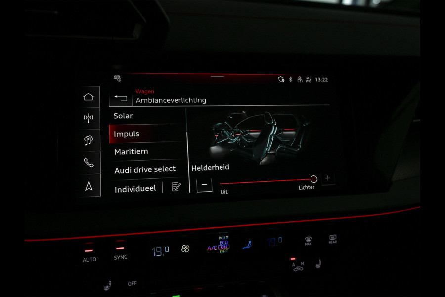 Audi A3 Sportback 45 TFSI e S edition Competition | Panoramadak | 5 jr garantie | Ambiance interieur | Active Cruise | Sonos Sound | S-Seats + Memory | Head-Up | Camera | Stoelverwarming | Keyless