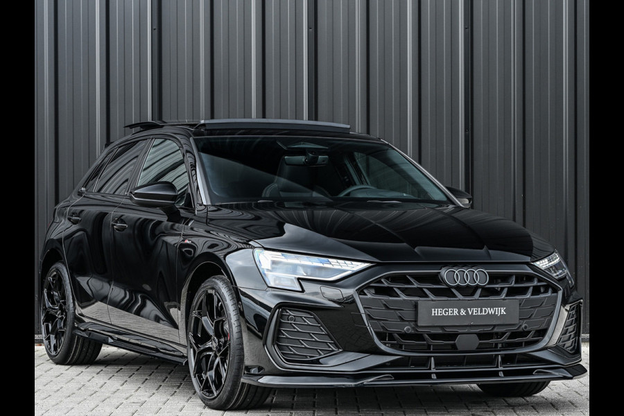 Audi A3 Sportback 45 TFSI e S edition Competition | Panoramadak | 5 jr garantie | Ambiance interieur | Active Cruise | Sonos Sound | S-Seats + Memory | Head-Up | Camera | Stoelverwarming | Keyless