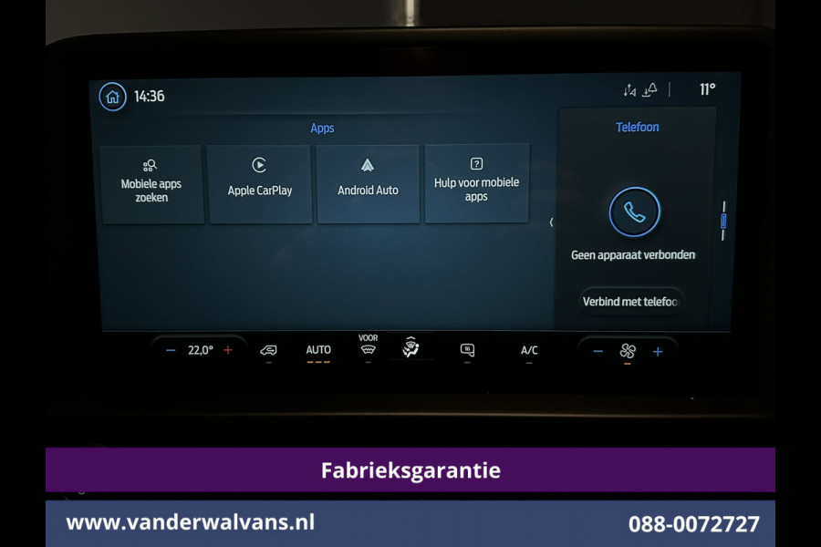 Ford Transit Custom 2.0 TDCI L2H1 Fabrieksgarantie Euro6 Airco | Camera | LED | Apple Carplay | Cruisecontrol Android Auto, Verwarmde voorruit, Parkeersensoren, Bijrijdersbank