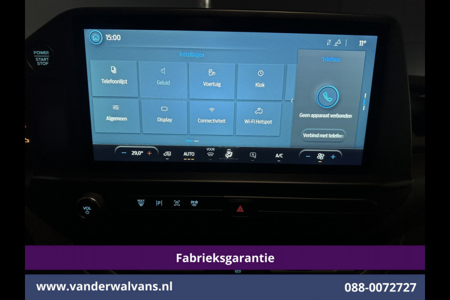 Ford Transit Custom 2.0 TDCI L2H1 Fabrieksgarantie Euro6 Airco | Camera | LED | Apple Carplay | Cruisecontrol Android Auto, Verwarmde voorruit, Parkeersensoren, Bijrijdersbank