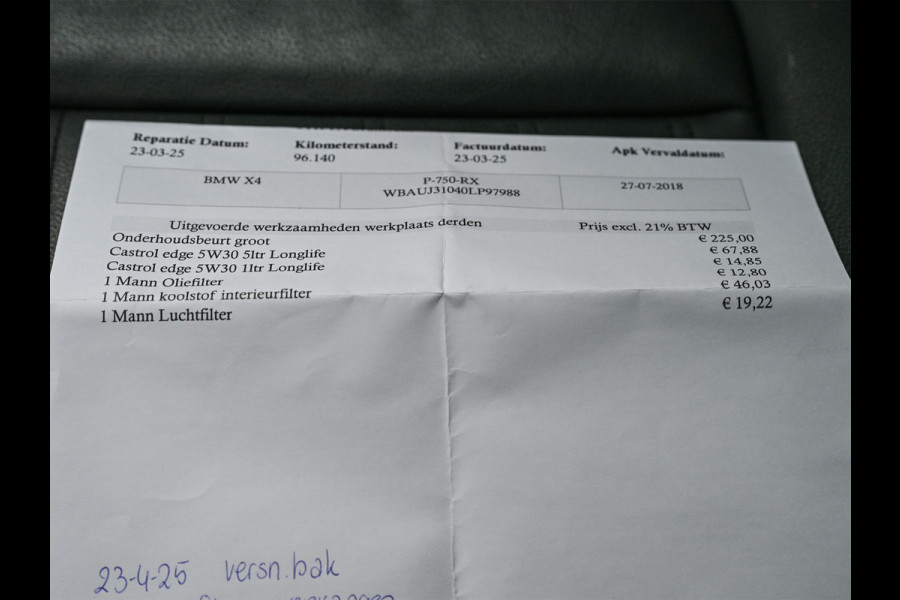 BMW X4 xDrive30i High Executive 252pk M-Sport X | Panorama dak | Active cruise | Memory seats | M-Sport brake |  | Ambiance interieur | Harman/kardon | Head-Up | 360 Camera |