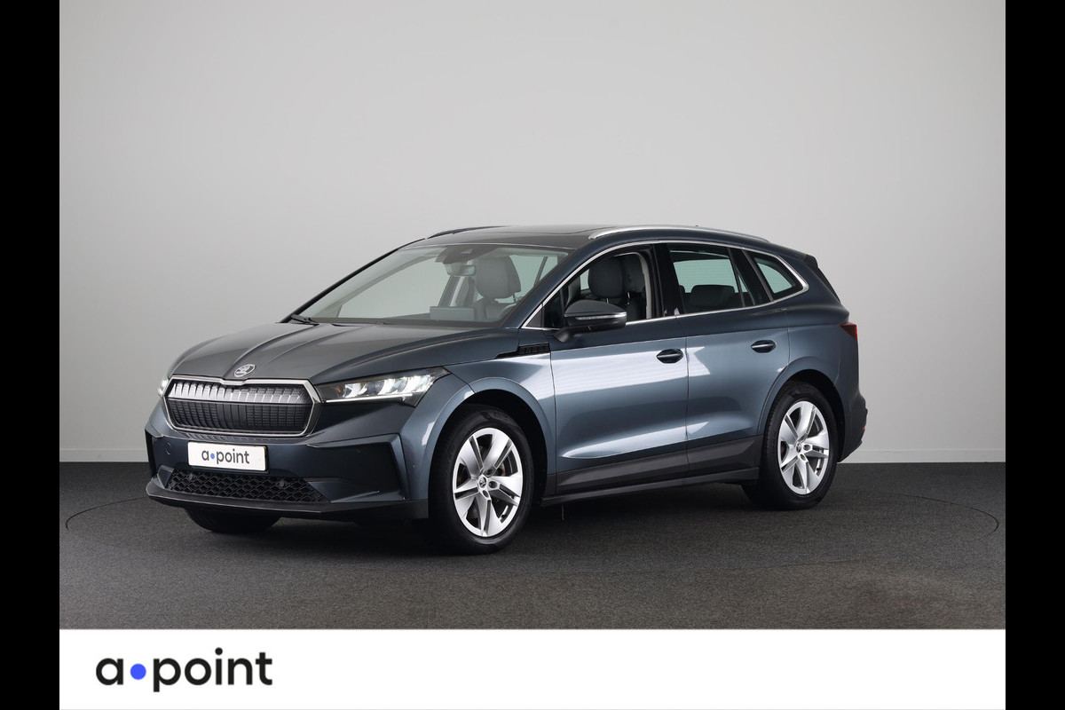 Škoda ENYAQ iV 80 204 pk | Navigatie | Warmtepomp | Panoramadak | Trekhaak (wegklapbaar) | Achteruitrijcamera | Lederen bekleding | Stoelverwarming |