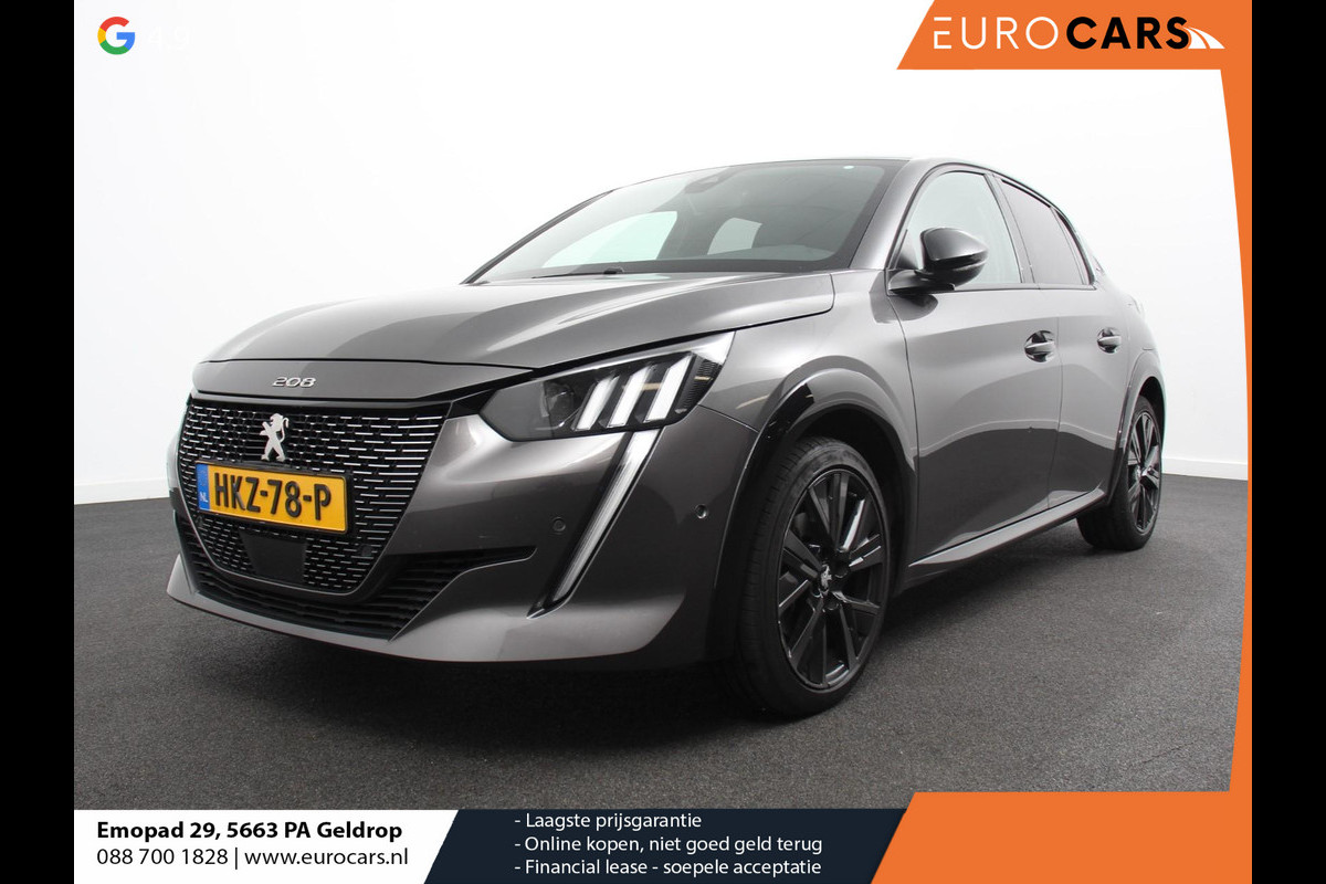 Peugeot 208 1.2 PureTech 100pk Automaat GT-Line Navigatie Apple Carplay/Android Auto Airco Parkeer sensoren Cruise Control Led Lichtmetalen Velgen