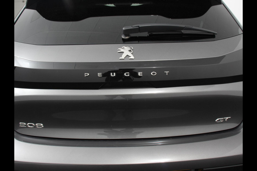 Peugeot 208 1.2 PureTech 100pk Automaat GT-Line Navigatie Apple Carplay/Android Auto Airco Parkeer sensoren Cruise Control Led Lichtmetalen Velgen