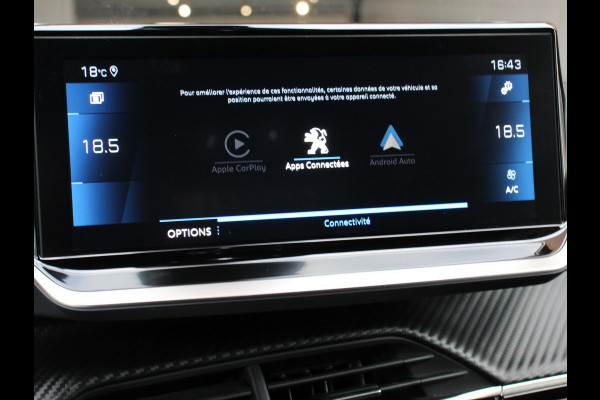Peugeot 208 1.2 PureTech 100pk Automaat GT-Line Navigatie Apple Carplay/Android Auto Airco Parkeer sensoren Cruise Control Led Lichtmetalen Velgen