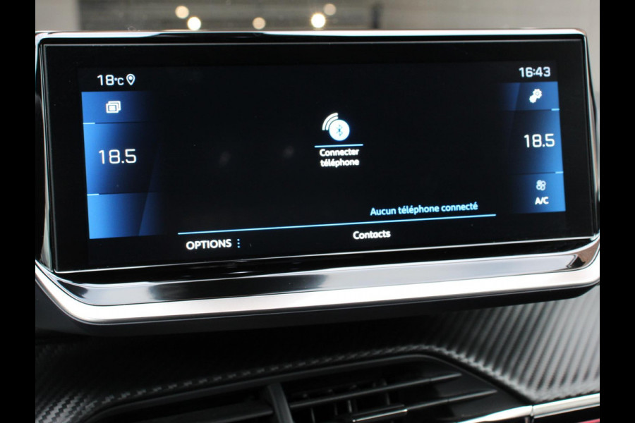 Peugeot 208 1.2 PureTech 100pk Automaat GT-Line Navigatie Apple Carplay/Android Auto Airco Parkeer sensoren Cruise Control Led Lichtmetalen Velgen