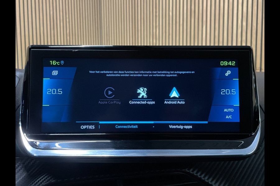 Peugeot e-2008 EV GT-LINE 50 kWh|1/2 LEDER|NAVIGATIE|ANDROID AUTO/APPLE CARPLAY|CAMERA(360)|CRUISE+CLIMATE CONTROL|LANE-ASSIST|PDC