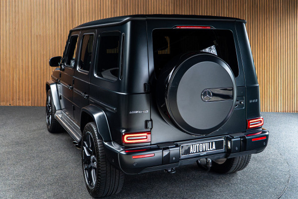 Mercedes-Benz G-Klasse 63 Navi Burmester Leer 360 Camera PTS Massage Schuif (kantel) dak Memory seats Stoelventilatie Stoelverwarming Climate voor en achter Distronic+ Trekhaak