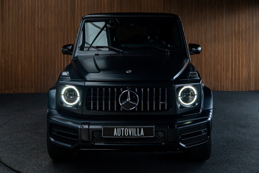 Mercedes-Benz G-Klasse 63 Navi Burmester Leer 360 Camera PTS Massage Schuif (kantel) dak Memory seats Stoelventilatie Stoelverwarming Climate voor en achter Distronic+ Trekhaak