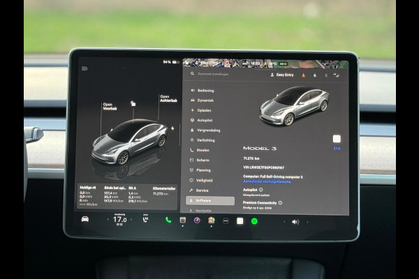 Tesla Model 3 Standard RWD Plus, autopilot, full self -driving, panoramadak, leder