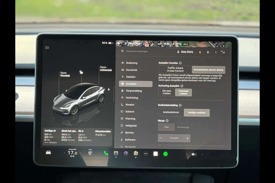 Tesla Model 3 Standard RWD Plus, autopilot, full self -driving, panoramadak, leder
