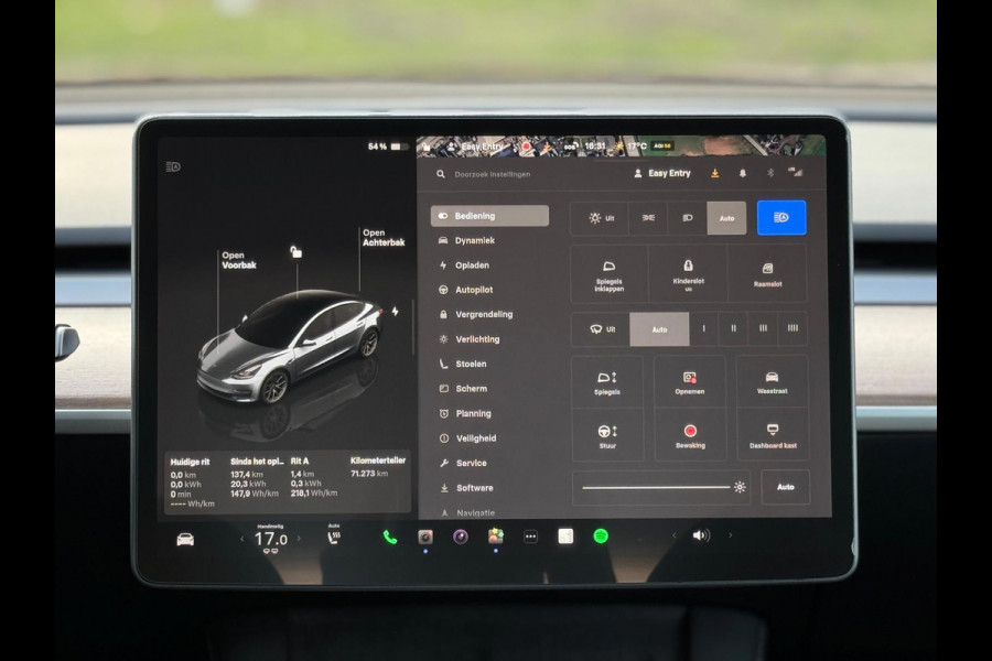 Tesla Model 3 Standard RWD Plus, autopilot, full self -driving, panoramadak, leder