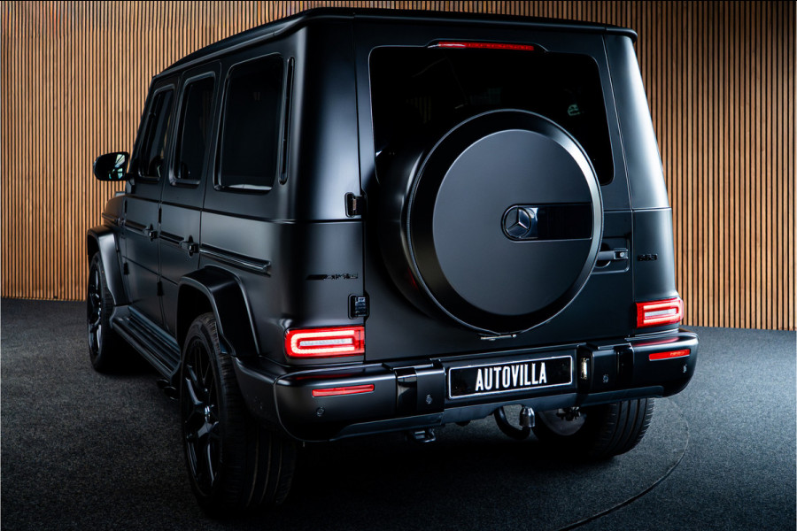 Mercedes-Benz G-Klasse 63 Navi Burmester Leer 360 Camera PTS Open dak Massage Distronic+ Memory seats Stoelventilatie Stoelverwarming Climate voor & achter Trekhaak