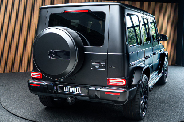Mercedes-Benz G-Klasse 63 Navi Burmester Leer 360 Camera PTS Open dak Massage Distronic+ Memory seats Stoelventilatie Stoelverwarming Climate voor & achter Trekhaak