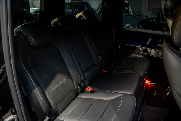 Mercedes-Benz G-Klasse 63 Navi Burmester Leer 360 Camera PTS Open dak Massage Distronic+ Memory seats Stoelventilatie Stoelverwarming Climate voor & achter Trekhaak