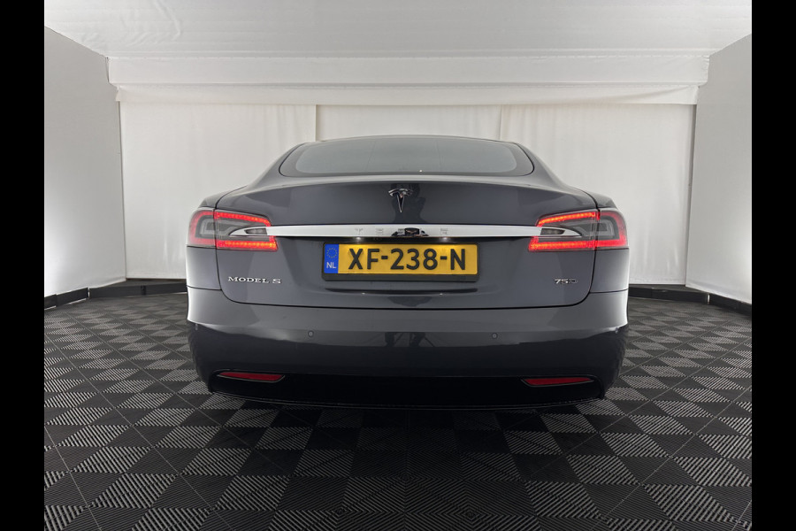 Tesla Model S 75D Base [ 3-Fase-17kW ] {SOH-85%} (INCL-BTW) Aut. *PANO-WINDOW | LEATHER | CCS-FASTLOADER | FULL-LED | NAVI-FULLMAP | KEYLESS | MEMORY-PACK | HEATED-COMFORTSEATS | DIGI-COCKPIT | CARBON-INLAY | AUTO-PILOT |  19"ALU*