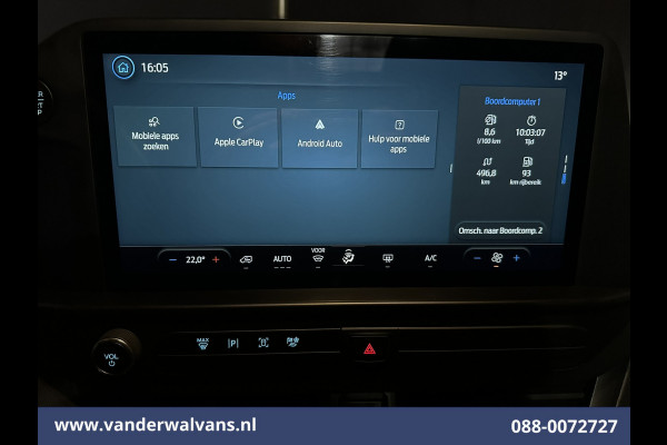 Ford Transit Custom 2.0 TDCI 136pk L1H1 Euro6 Airco | Camera | Apple Carplay | LED | Cruisecontrol Android Auto, Verwarmde voorruit, Parkeersensoren, Bijrijdersbank, 2740kg trekvermogen