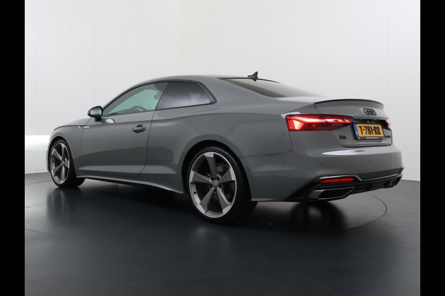 Audi A5 Coupé 40 TFSI S edition VAN € 31.900,- VOOR € 28.440,- UW LENTEVOORDEEL € 3.460,-! | S LINE IN- EN EXTERIEUR | TOPSTAAT! | 20 INCH| LEER| CAMERA| STOELVERWARMING| MATRIX LED| QUANTUM GRIJS
