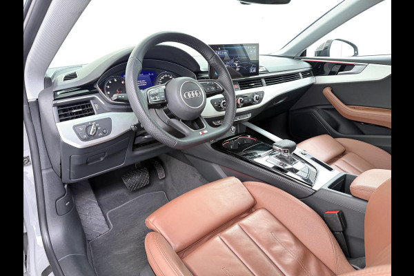 Audi A5 Coupé 40 TFSI S edition VAN € 31.900,- VOOR € 28.440,- UW LENTEVOORDEEL € 3.460,-! | S LINE IN- EN EXTERIEUR | TOPSTAAT! | 20 INCH| LEER| CAMERA| STOELVERWARMING| MATRIX LED| QUANTUM GRIJS