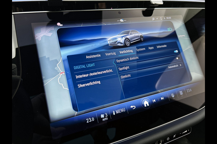 Mercedes-Benz E-Klasse 300 e Sport Edition AMG Line | Panorama Schuif-Kanteldak | Distronic | Lederen bekleding | Alarm | Parkeerpakket met 360°-camera | 20 Inch AMG Velgen. Inclusief 24 maanden MB Certified garantie voor Europa.