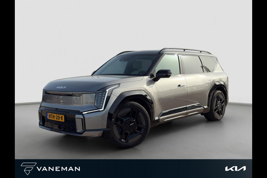 Kia EV9 GT-Line AWD 99.8 kWh HUD | Leder | Meridian Sound | Camera | Navi | Apple CarPlay/Android Auto | Key-Less | Stuur-/Stoelverwarming | PDC | Cruise | LED |