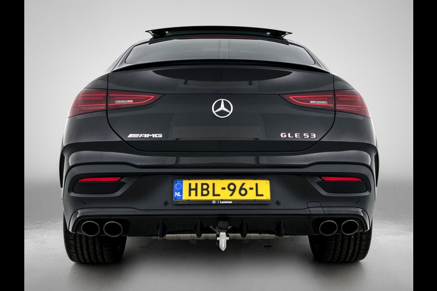 Mercedes-Benz GLE coupe AMG 53 Hybrid 4MATIC+ Premium Plus Gesmede AMG velgen 22 inch.| Panoramadak| Alarm klasse 3/5 | Trekhaak | zeer veelopties Inclusief 24 maanden Mercedes-Benz Certified garantie voor Europa.