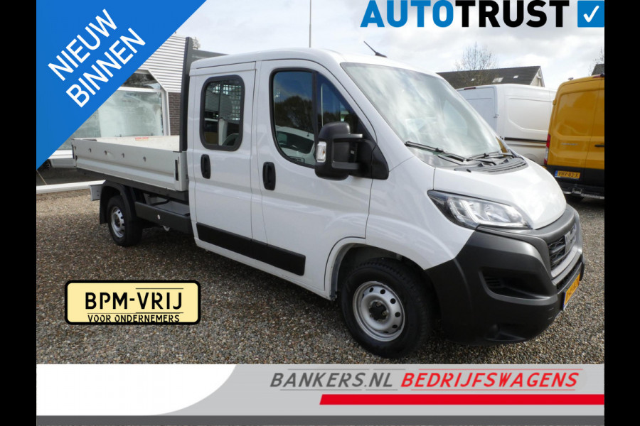 Fiat Ducato 2.2 MultiJet 140PK, L3, Pickup, Dubbel cabine, Airco, Laadbak L*B*H = 290*205*40