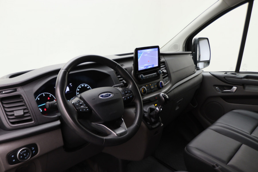 Ford Transit Custom 320 2.0 TDCI L2H1 Limited Leer, 3-Zits, Camera, Cruise, Apple Carplay, Verwarmde Voorruit, DAB, PDC