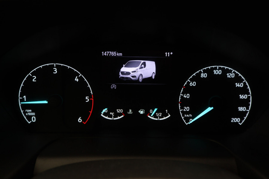 Ford Transit Custom 320 2.0 TDCI L2H1 Limited Leer, 3-Zits, Camera, Cruise, Apple Carplay, Verwarmde Voorruit, DAB, PDC