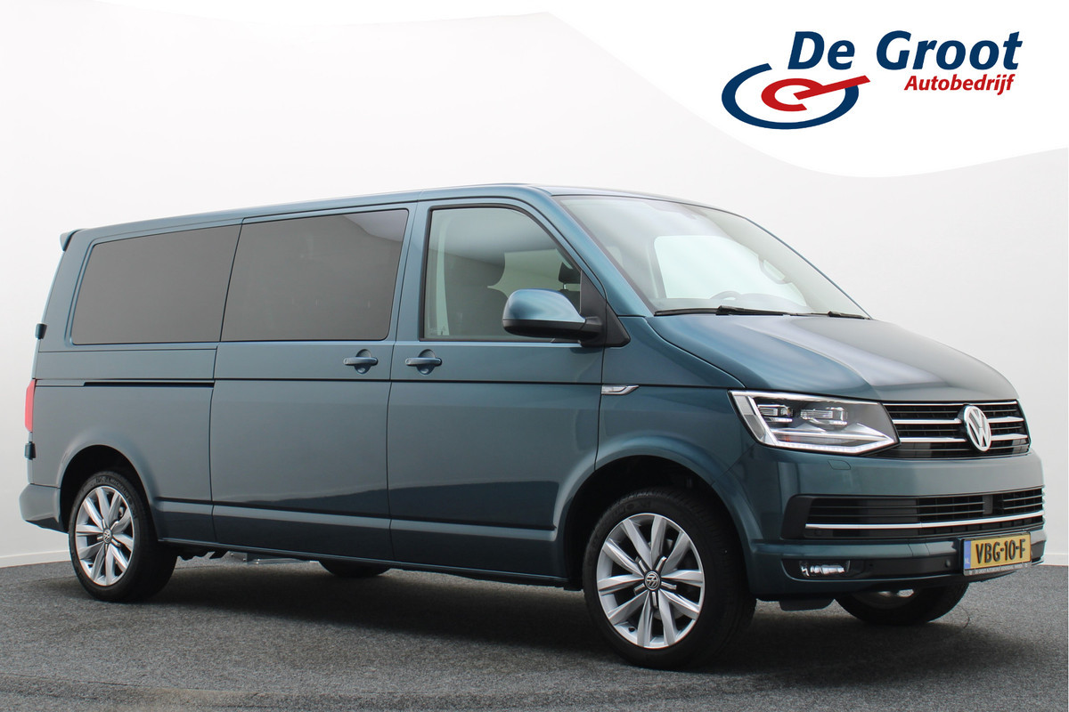 Volkswagen Transporter 2.0 TDI DSG 150 PK Lang Highline 5-Zits, Camera, ACC, LED, Apple Carplay, Verwarmde Voorruit, Trekhaak, 18''
