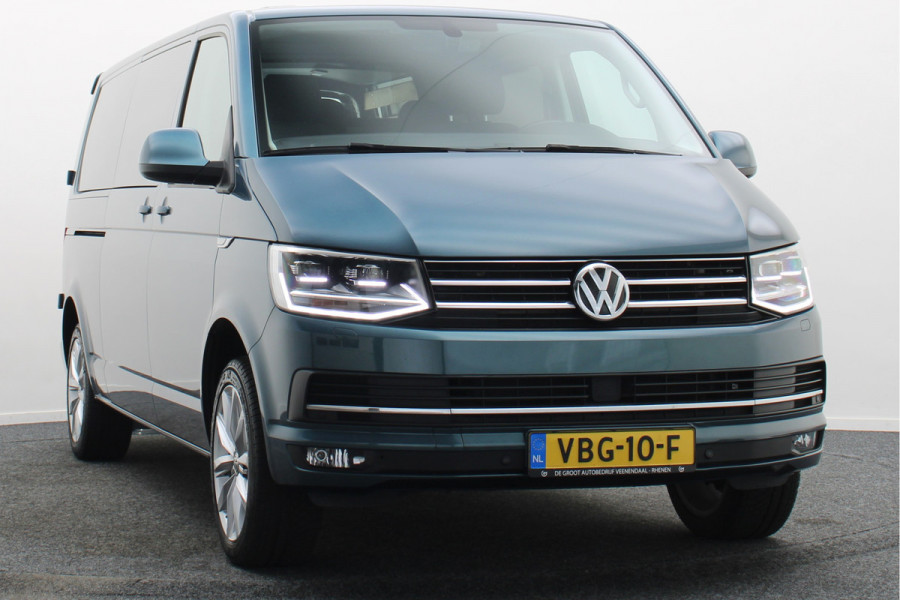 Volkswagen Transporter 2.0 TDI DSG 150 PK Lang Highline 5-Zits, Camera, ACC, LED, Apple Carplay, Verwarmde Voorruit, Trekhaak, 18''