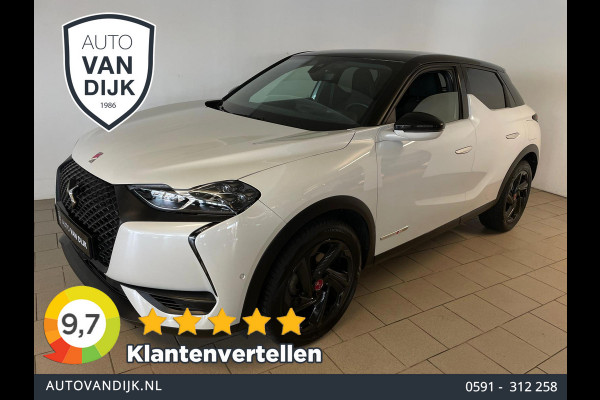 DS DS 3 Crossback 1.2 PureTech Performance Line AIRCO NAVI CRUISE ELEK RAMEN CENT VERG ZWARTE VELGEN PRIVACYGLAS ZEER NETTE AUTO
