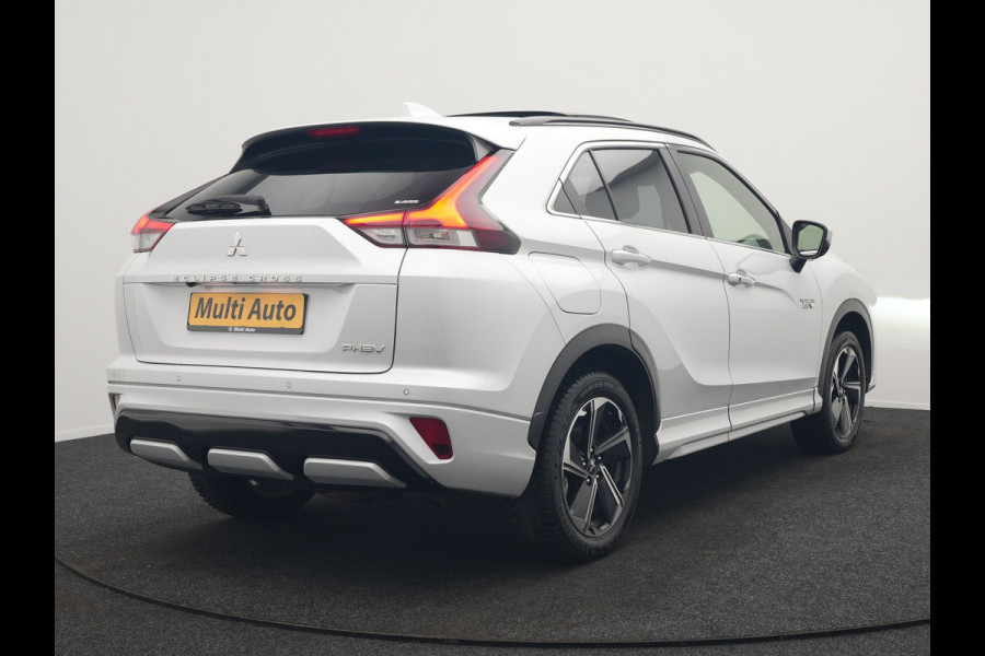 Mitsubishi Eclipse Cross 2.4 Instyle PHEV 188pk Dealer O.H. | Trekhaak Af Fabriek | Panodak | Head Up | Adaptive Cruise | 360 Camera | Lederen Sportstoelen Verwarmd | Keyless | Stuur Verwarmd | Apple Carplay | Blis | Navigatie | DAB | Plug In Hybrid |