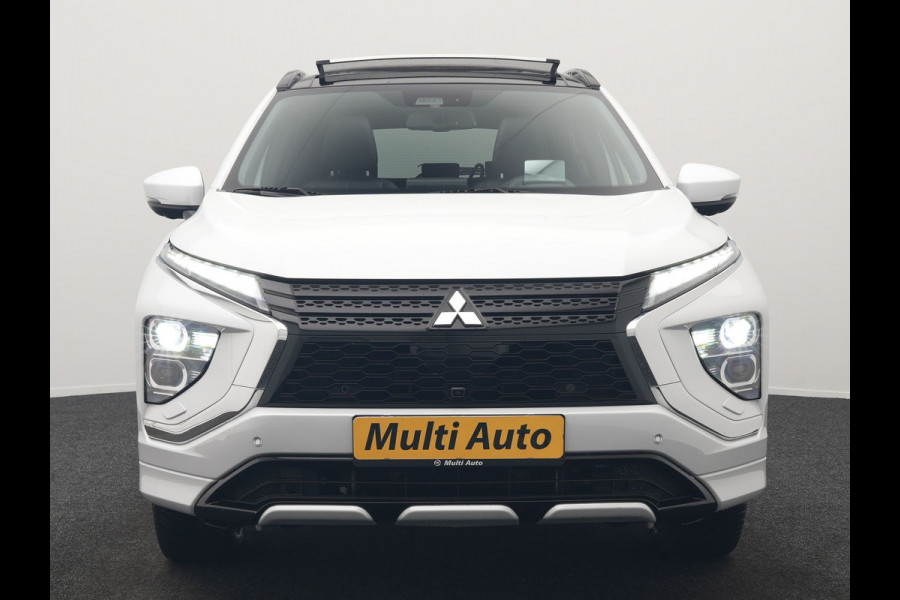 Mitsubishi Eclipse Cross 2.4 Instyle PHEV 188pk Dealer O.H. | Trekhaak Af Fabriek | Panodak | Head Up | Adaptive Cruise | 360 Camera | Lederen Sportstoelen Verwarmd | Keyless | Stuur Verwarmd | Apple Carplay | Blis | Navigatie | DAB | Plug In Hybrid |