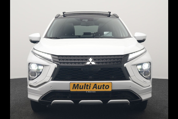 Mitsubishi Eclipse Cross 2.4 Instyle PHEV 188pk Dealer O.H. | Trekhaak Af Fabriek | Panodak | Head Up | Adaptive Cruise | 360 Camera | Lederen Sportstoelen Verwarmd | Keyless | Stuur Verwarmd | Apple Carplay | Blis | Navigatie | DAB | Plug In Hybrid |