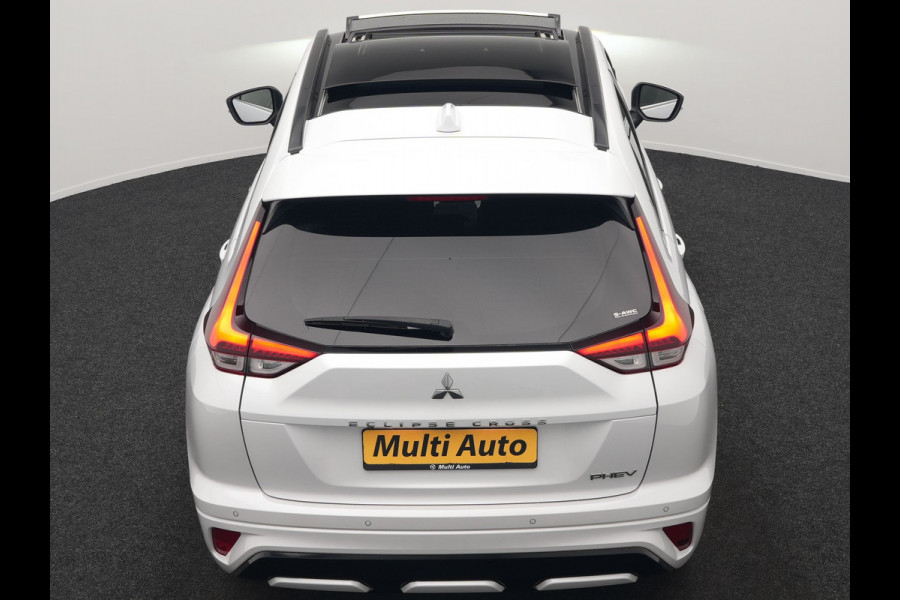Mitsubishi Eclipse Cross 2.4 Instyle PHEV 188pk Dealer O.H. | Trekhaak Af Fabriek | Panodak | Head Up | Adaptive Cruise | 360 Camera | Lederen Sportstoelen Verwarmd | Keyless | Stuur Verwarmd | Apple Carplay | Blis | Navigatie | DAB | Plug In Hybrid |