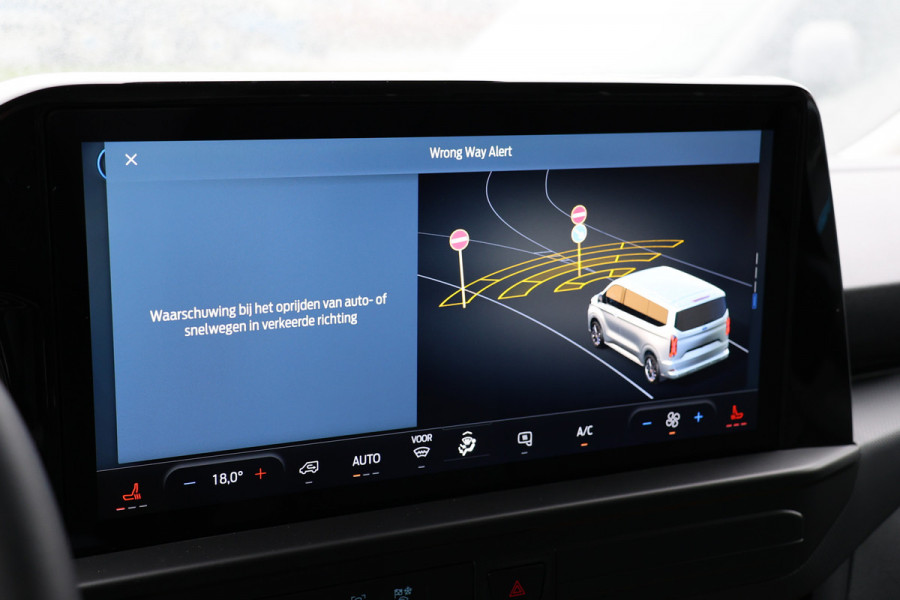 Ford Transit Custom 320 2.0 TDCI 150 PK L2H1 Limited | ACC | Blind Spot | Camera | Lane Assist | Stoelverwarming | CarPlay | Navigatie | Stuurwielverwarming | 3-Zitter | Verlengde fabrieksgarantie tot 12-2029