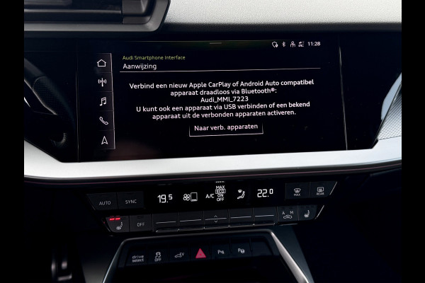 Audi A3 Sportback 40 TFSI e S-line | Matrix LED | Trekhaak | Elektr. stoelen | Camera | Carplay | Sfeer | ACC | Elektr. achterklep