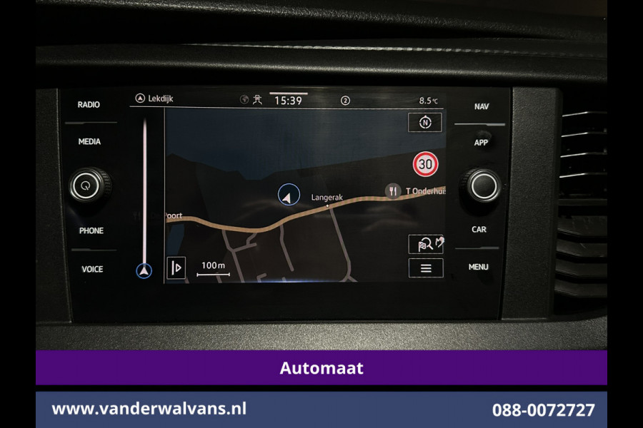 Volkswagen Transporter 2.0 TDI 150pk Automaat L1H1 Euro6 Airco | Navigatie | Camera | Android Auto | Cruisecontrol | Trekhaak Parkeersensoren, Bijrijdersbank